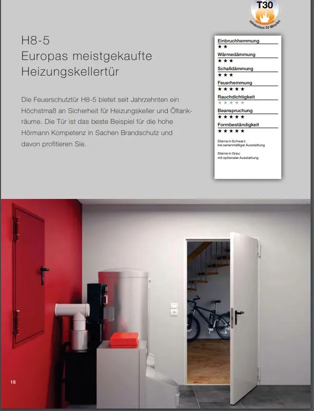 H&Ouml;RMANN T30 H8-5 Feuerschutzt&uuml;r