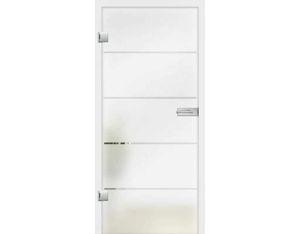 Ganzglast&uuml;r FL&Auml;CHE matt - MOTIV klar