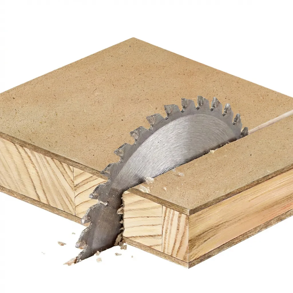 Stab-Tischlerplatte HDF-Deck     i.Z.